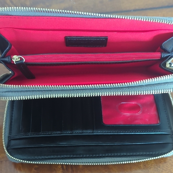 Dooney & Bourke Gray Ostrich Leather Handbag - Picture 7 of 8